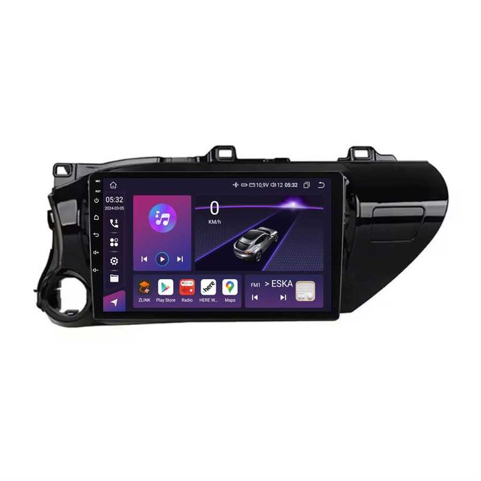 Navigatie Android Dedicata Toyota Hilux 2015+, 10Inch, BT, Carplay