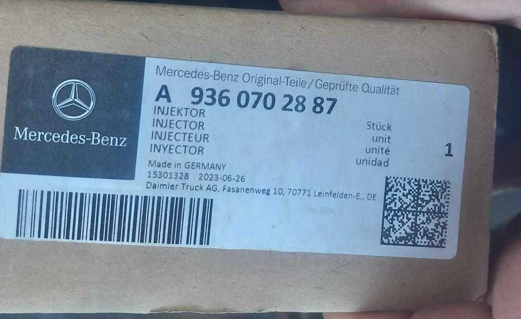 Injector NOU Mercedes Actros ATEGO ANTOS AROCS Euro 6 A9360702887
