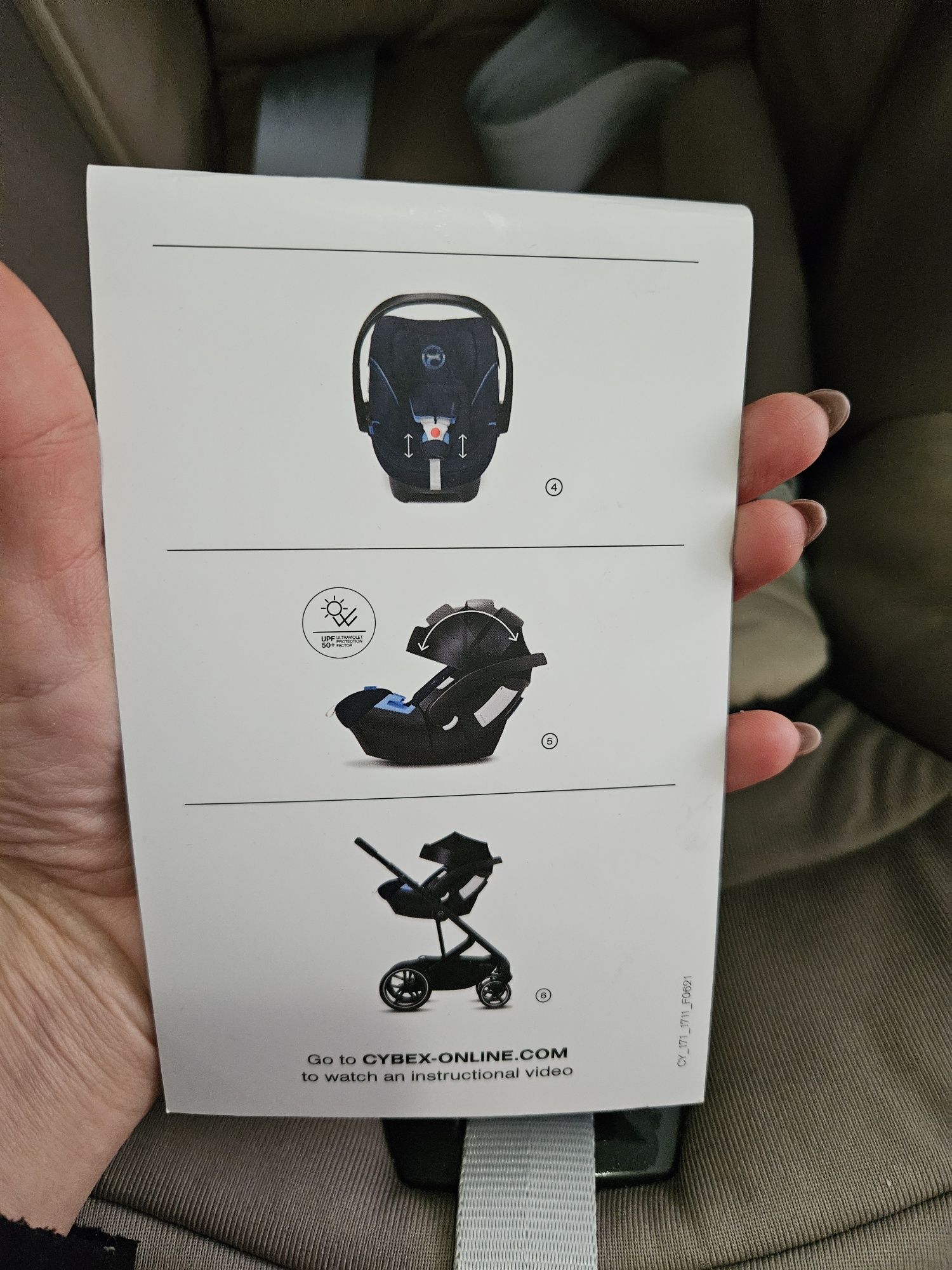 3 в 1 Cybex Gold - Aton M i-Size 0-13 кг + iso fix Aton 5 + adapters
