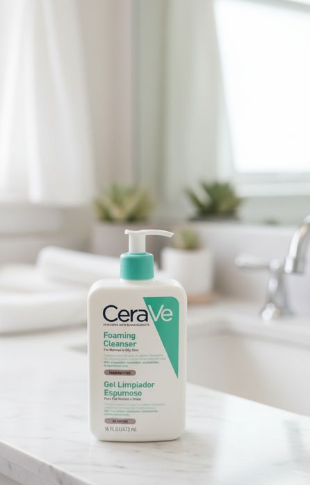 CeraVe Foaming Cleanser (473 ml) – идеалният измиващ гел за нормална д