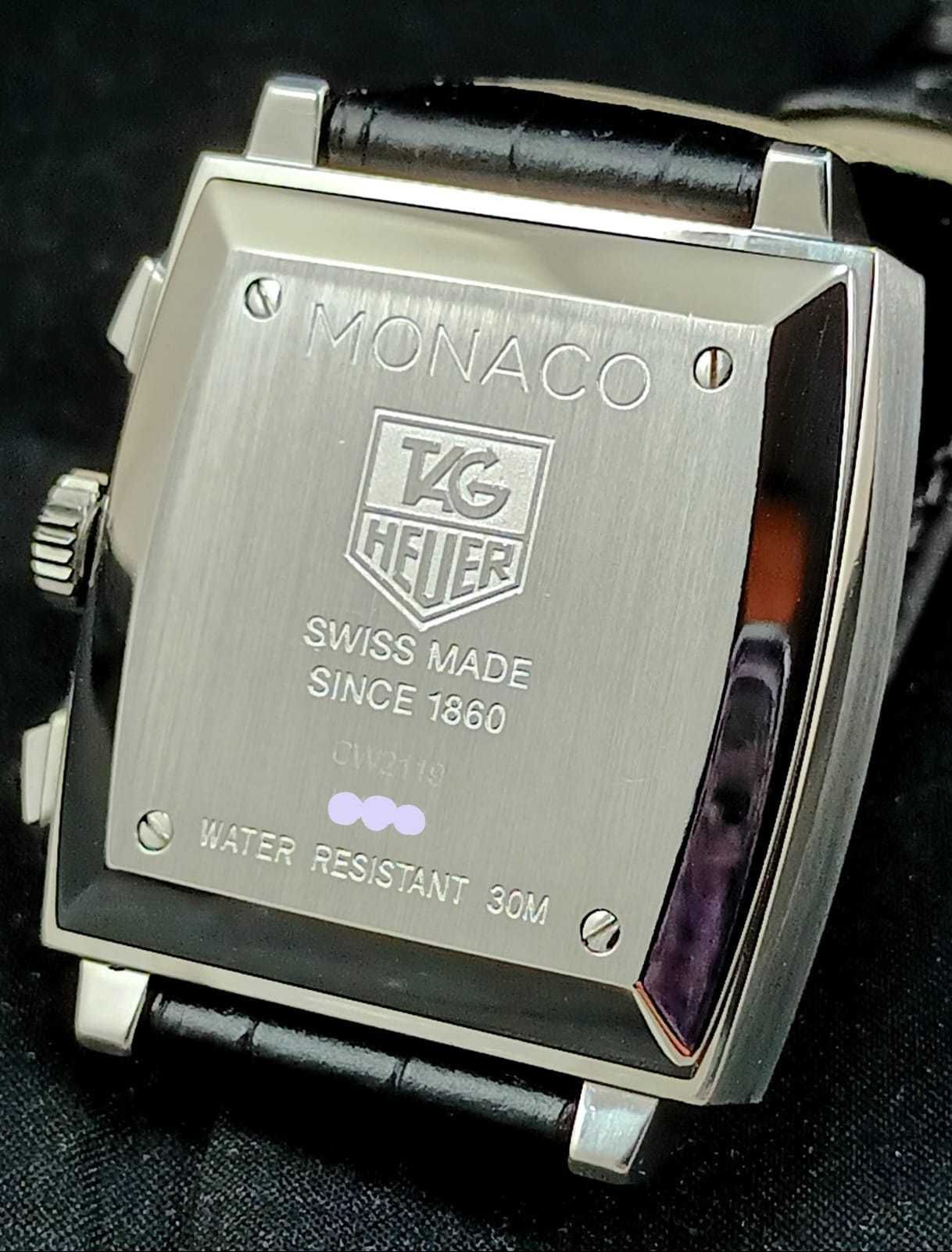 Ceas TAG HEUER Monaco cronograph impecabil cadran mother pf pearl