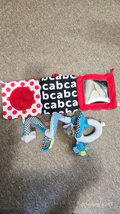 Jucarii bebe Canpol, spirala carut, oglinda