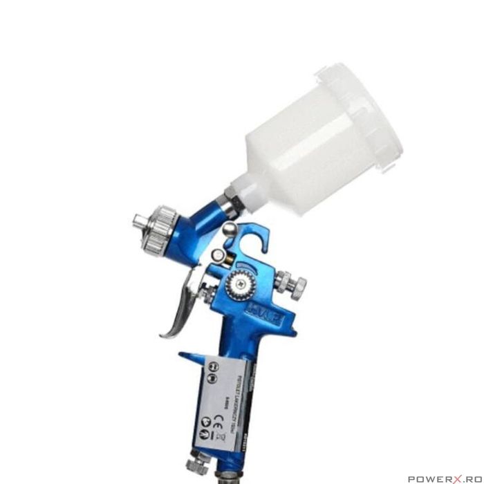Pistol vopsit pneumatic 0.8 mm, pahar 150 ml, Kraft