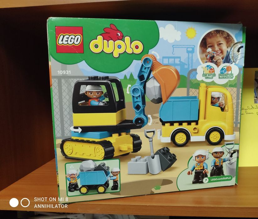 Lego duplo utilaje și tren cifre