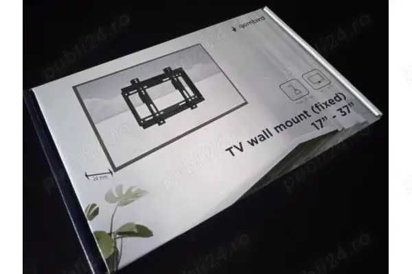 Suport TV de perete Fix, 17-37'', 200x200mm, Max 25kg