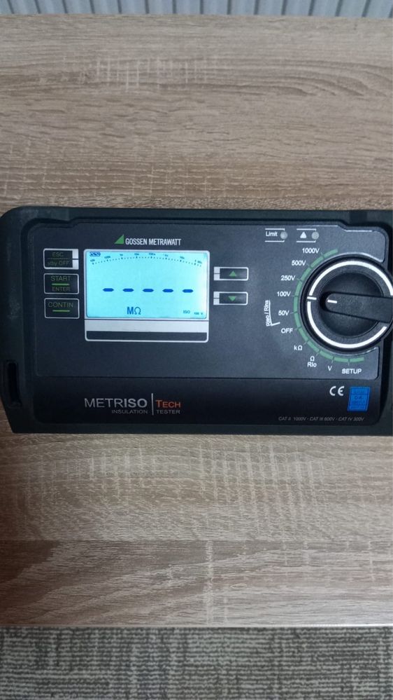 Tester izolatie aparat masura impamantare profesional Metriso Tech