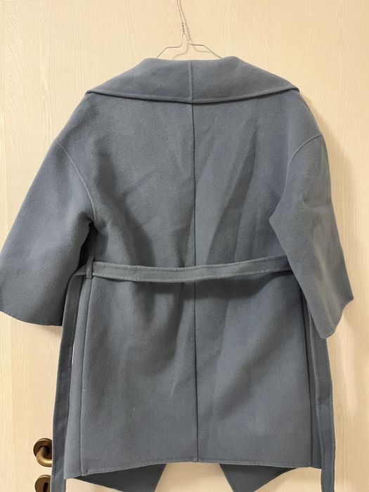 Палто в бебешко синьо