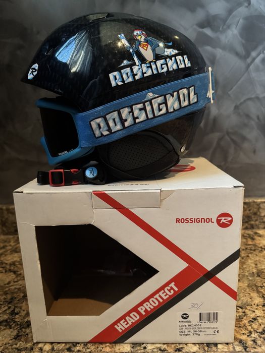 Детска ски каска с очила Rossignol