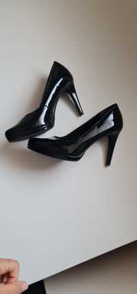 Pantofi lacuiti Tamaris, negru, 37,