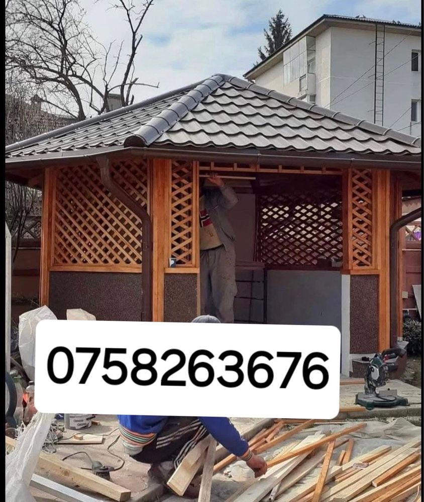 Foisoare din lemn ,Terase si Acoperisuri