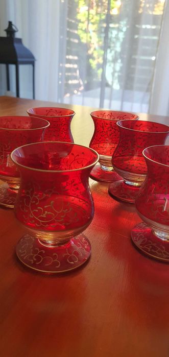 Vand set 6 pahare, vintage, 100 lei