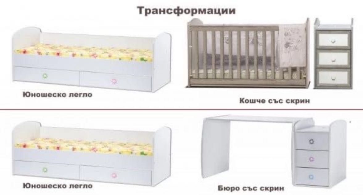 Бебешка кошара Луна 3в1