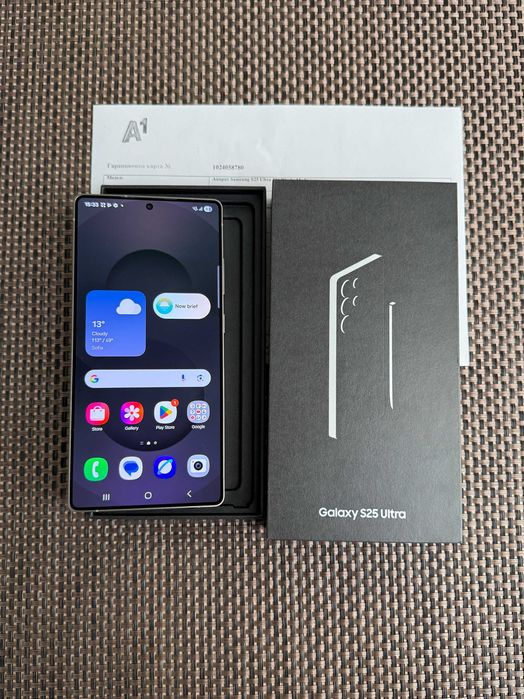 24м ГАРАНЦИЯ SAMSUNG S25 ULTRA Лизинг от 64лв/м Titanium Gray 12/256gb