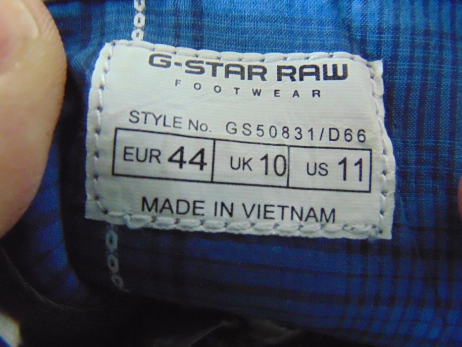 НОВИ G-Star Raw номер 44 Оригинални мъжки кецове