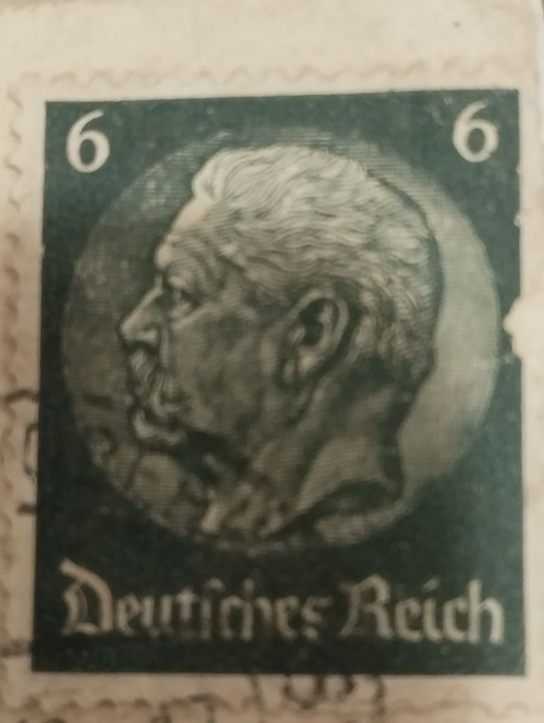 WW2 - Cărți poștale Reich german cu timbru 1933 Hindenburg