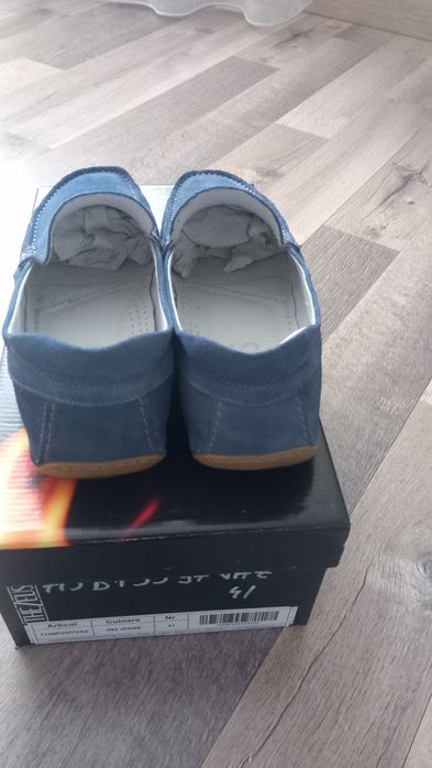 Pantofi Zeus piele intoarsa