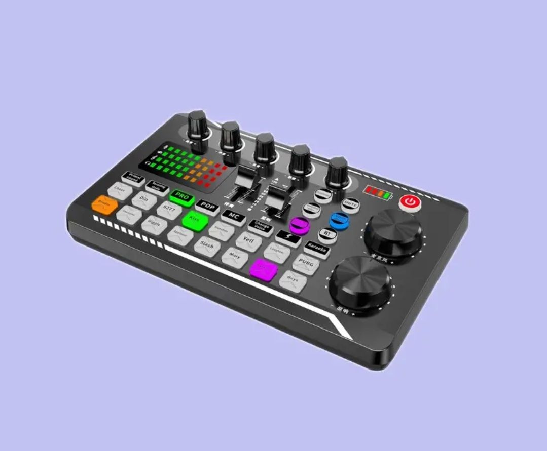 Mixer audio cu efecte și Bluetooth pentru sunet de calitate Consola DJ
