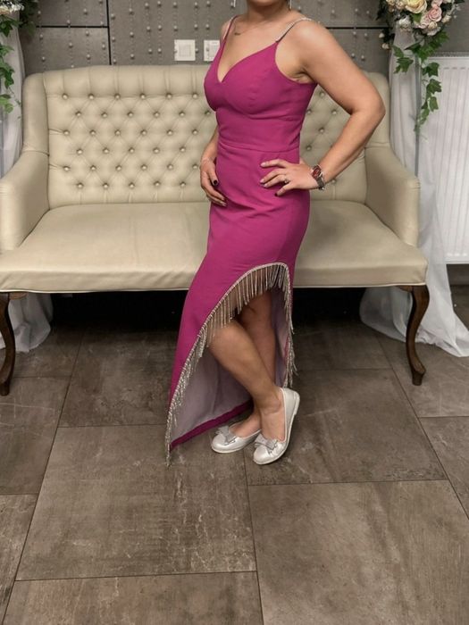 Rochie roz lunga