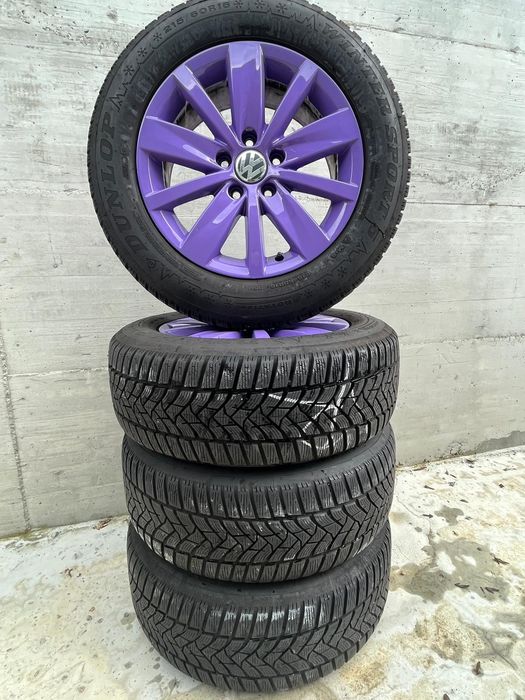 Jante aliaj 16"orig.Vw/Skoda/Audi/Seat cu anv.Iarna DUNLOP