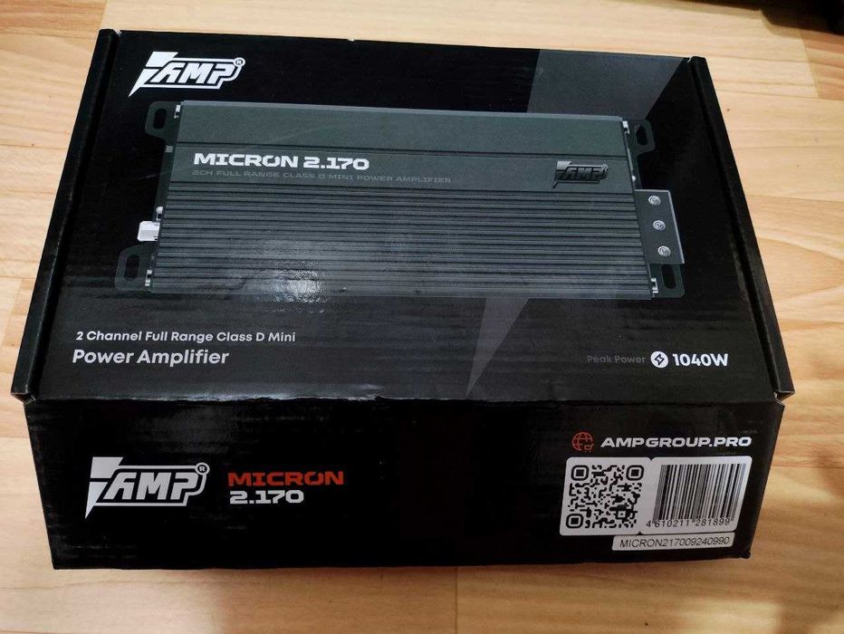 Маленький и мощный AMP Micron 2-канальный