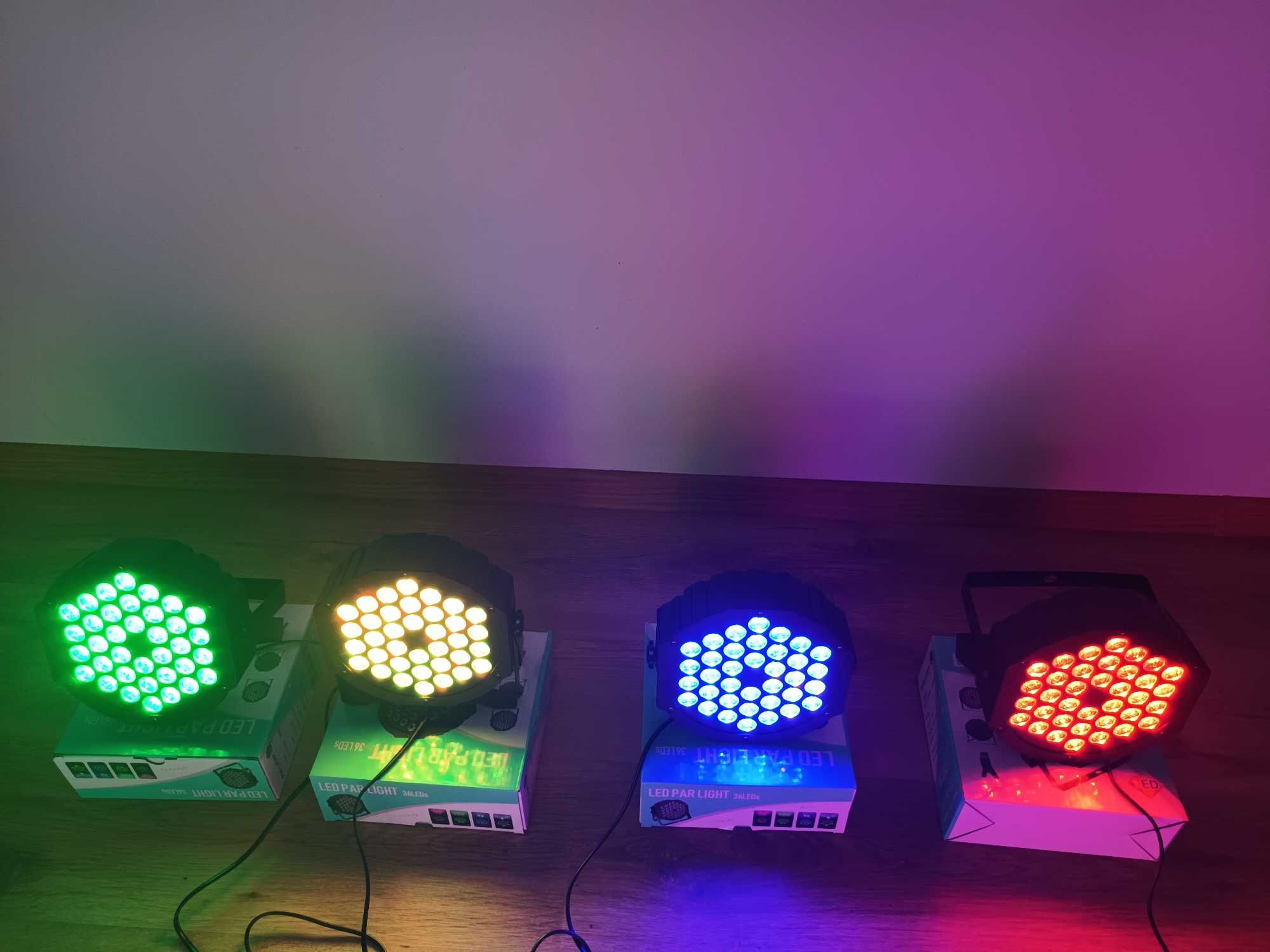 Lumini Petrecere Scena 36 LED Lumini DJ Club Orga de culori Stroboscop