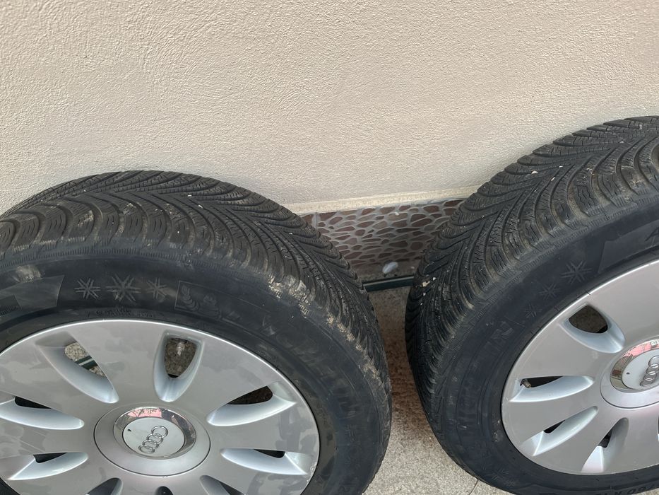 jante de aliaj Audi + cauciucuri iarnă