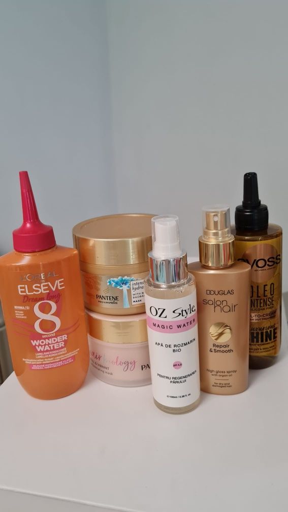 Set produse pentru par: Douglas, Pantene, Elseve, Oz Style, Syoss