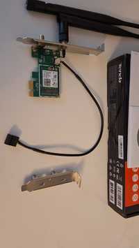 Placa retea Tenda E30 PCIe Bluetooth 5.0, Wi-Fi 6, AX3000, Intel AX200
