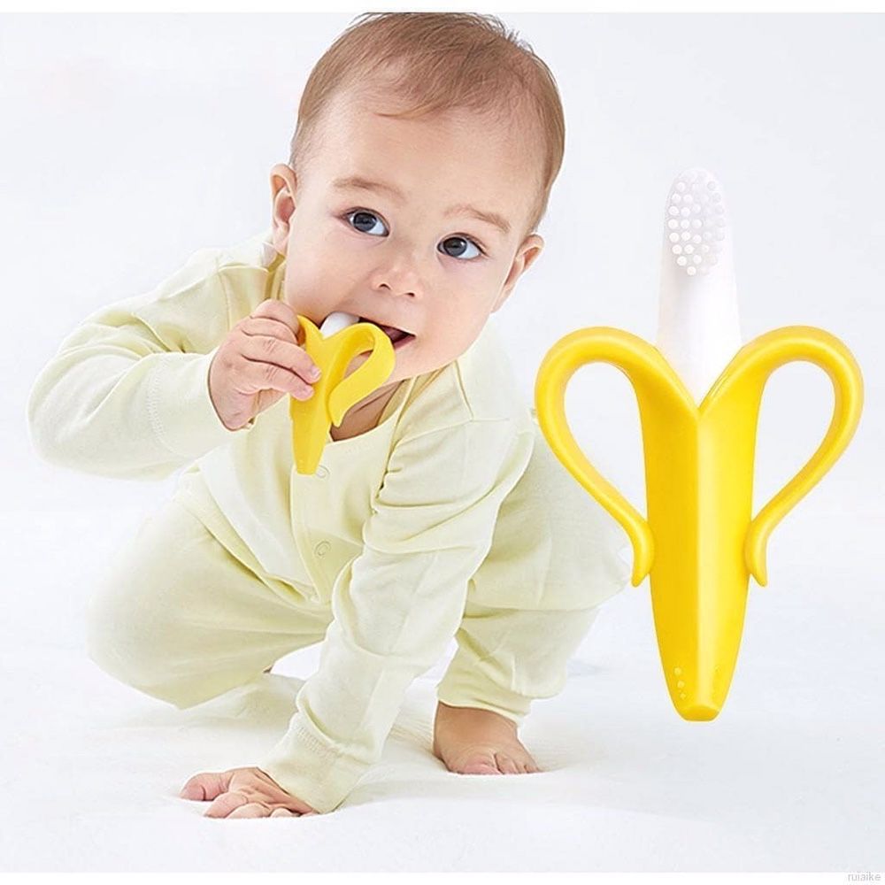 Банан - прорезыватель игрушка - грызунок для прорезывания зубов