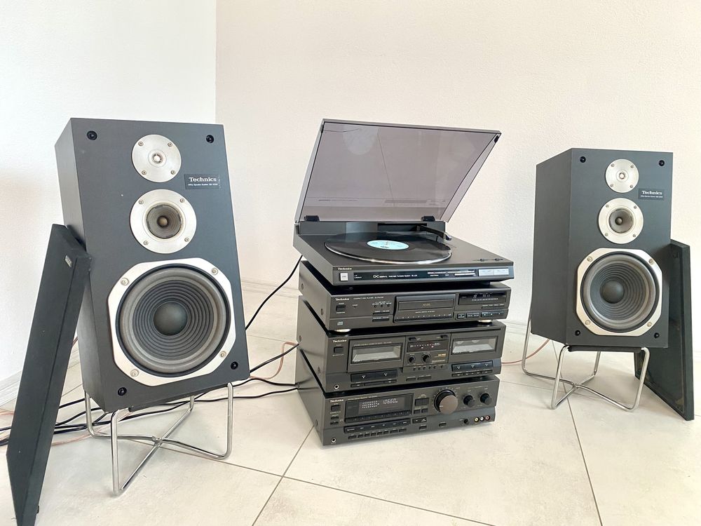 Linie / sistem audio TECHNICS complet in stare perfecta de functionare