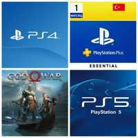 Пополнение кошелька PSN PS Plus Подписки 1-3-12 PS4 PS5 Продажа игр