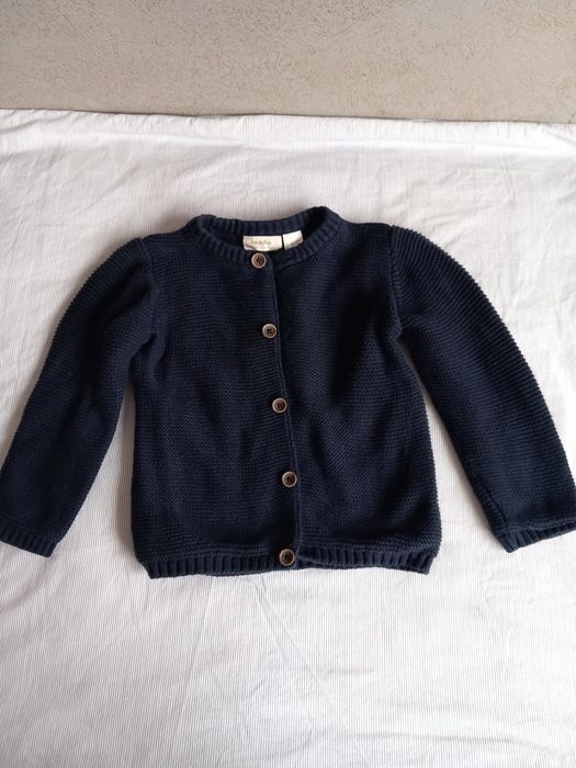 Cardigan gros cu nasturi tricotat 86/92