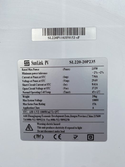 Panouri Solare Fotovoltaice 235W