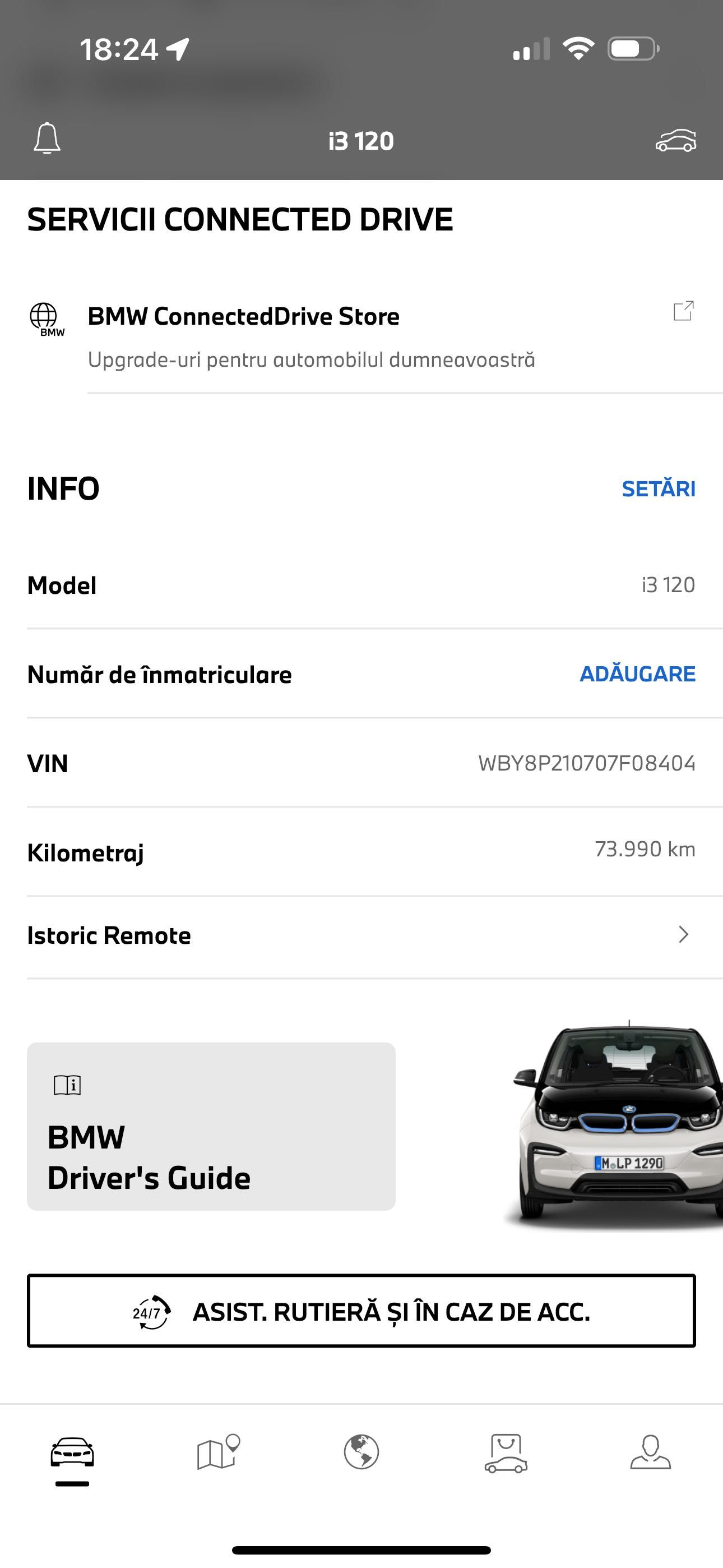 BMW i3 120Ah auto electric 300km autonomie Garantie 2027 TVA inclus