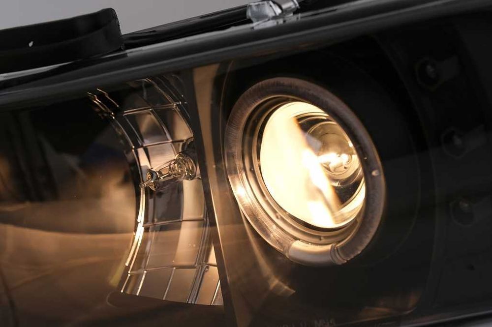Faruri Angel Eyes Dodge RAM II Pick-Up (1994-2001) Negru