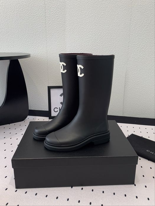 Cizme chanel ploaie-Rubber boots premium pe comanda