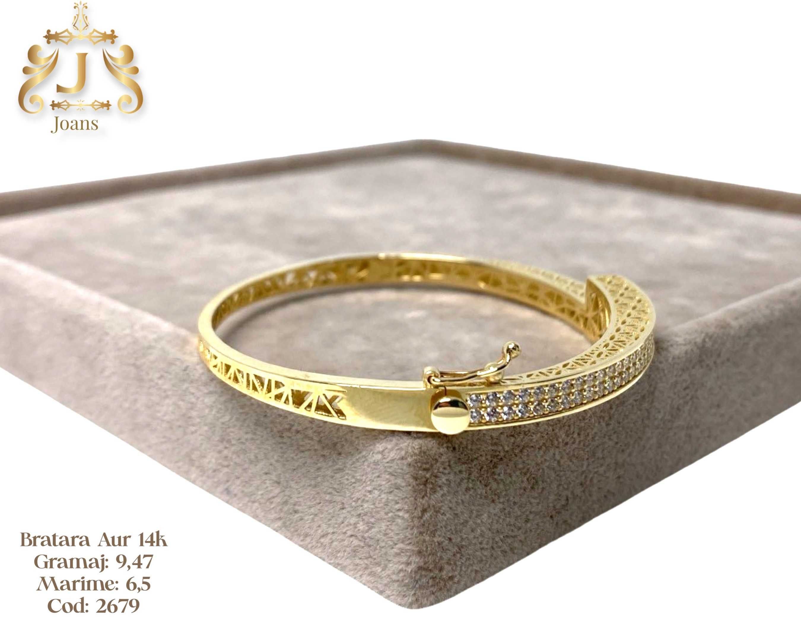 (2679) Bratara Aur 14k, 9,47 grame FB Bijoux Euro Gold