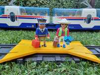 Tren electric Playmobil 4016, trenulet cu telecomanda