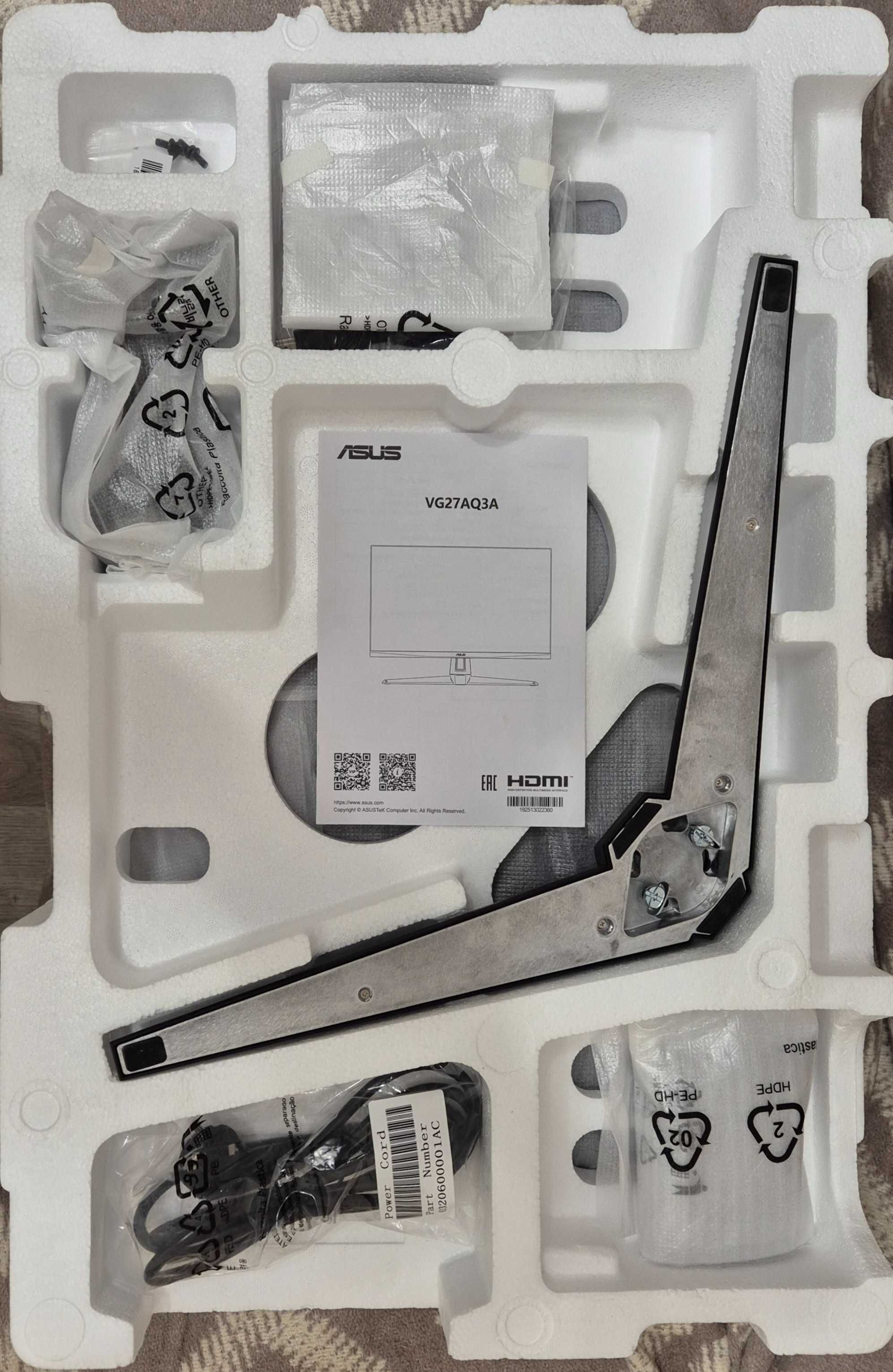 Игровой монитор ASUS TUF Gaming VG27AQ3A