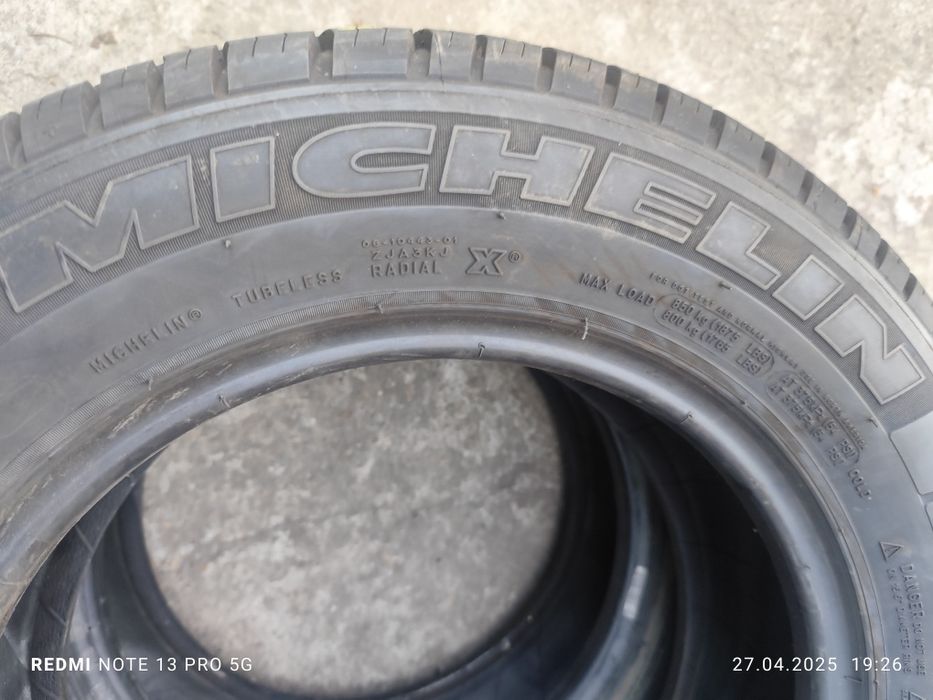 2 anvelope pentru toate sezoanele Michelin 205-65-15 C