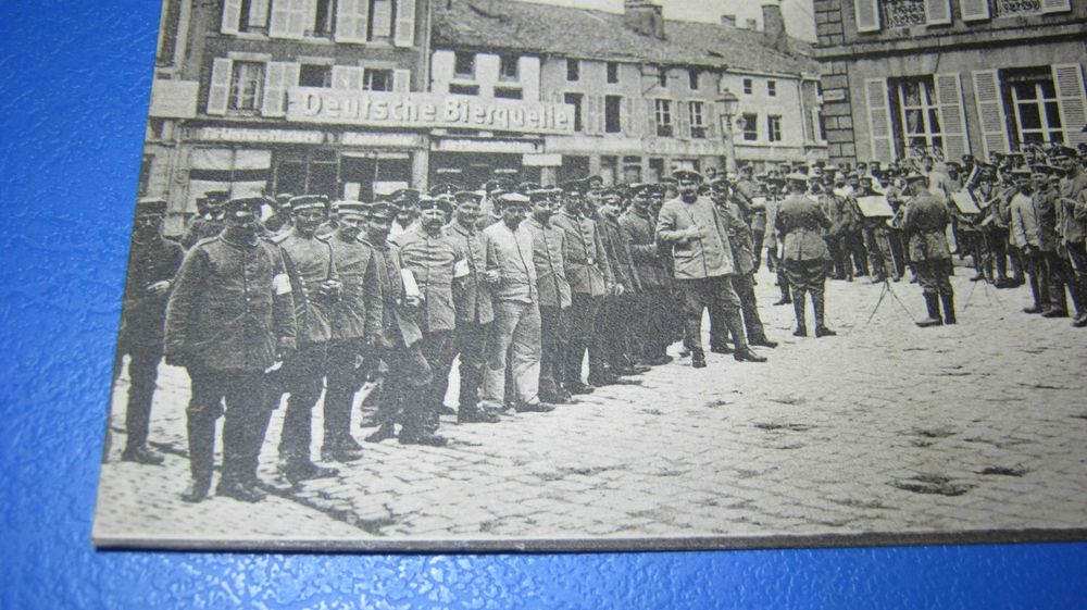 Ilustrata veche/Carte Postala,VOUZIERS,WW1,prizonieri francezi.