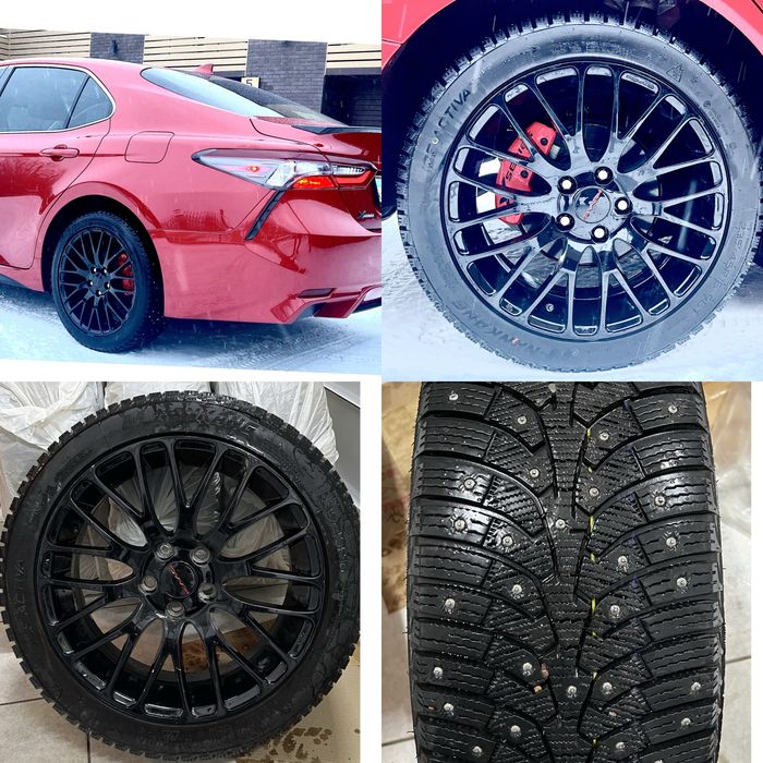 Зимняя резина с дисками от Toyotа Camry 75, размер 235/45/18