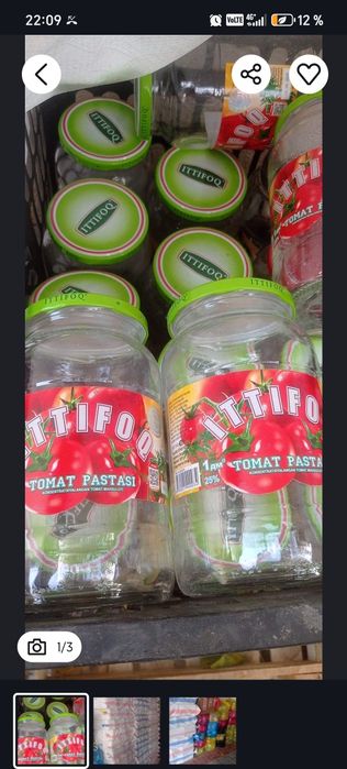 Bonka bor 1 litr 430 gramli