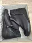 Botine Medicus negre din piele naturala cu fermoar marime 40 noi