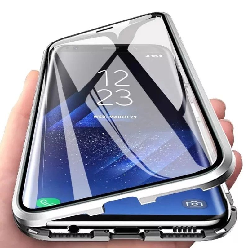 Samsung Galaxy A53 A72 S21+ A21s A51 / Двоен 360 градуса магнитен кейс