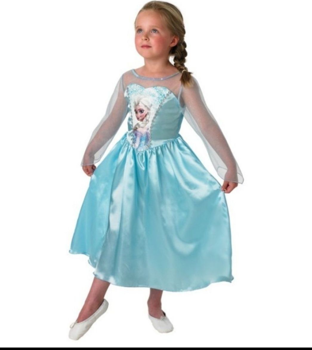 Rochie elsa disney frozen jucarii jocuri copii rochite fete 5, 6,7 ani