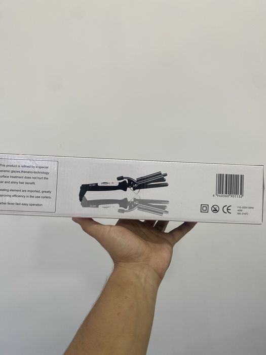 плойка, гофре тройная волна, щипцы для завивки волос