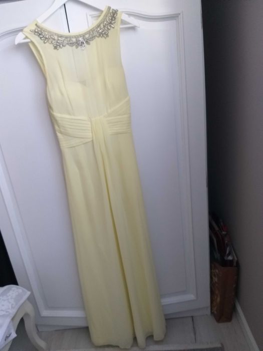 Rochie eveniment galbena lunga