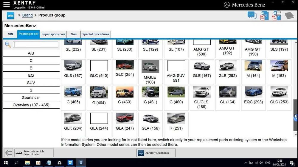 Mercedes DAS Xentry 06.2024 Full, soft diagnoza pentru autoturisme