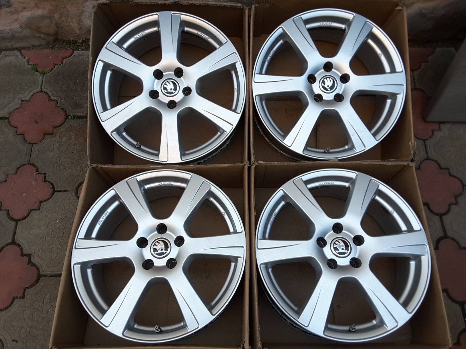 jante aliaj 18; 5x112; Skoda Kodiaq, Karoq, Superb, Octavia Scout